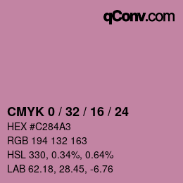 Color code: CMYK 0 / 32 / 16 / 24 | qconv.com