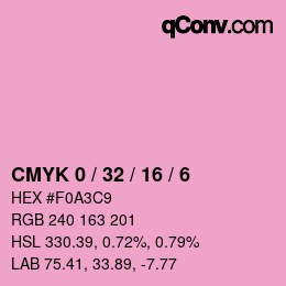 Color code: CMYK 0 / 32 / 16 / 6 | qconv.com