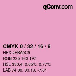 Color code: CMYK 0 / 32 / 16 / 8 | qconv.com