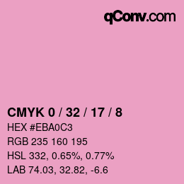Color code: CMYK 0 / 32 / 17 / 8 | qconv.com