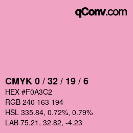Color code: CMYK 0 / 32 / 19 / 6 | qconv.com