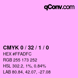 Color code: CMYK 0 / 32 / 1 / 0 | qconv.com