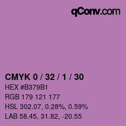 カラーコード: CMYK 0 / 32 / 1 / 30 | qconv.com