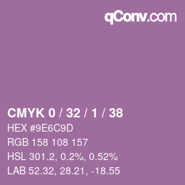 Color code: CMYK 0 / 32 / 1 / 38 | qconv.com