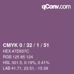 Color code: CMYK 0 / 32 / 1 / 51 | qconv.com