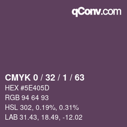 Color code: CMYK 0 / 32 / 1 / 63 | qconv.com