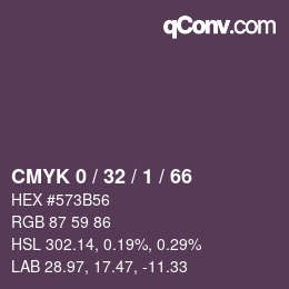 Color code: CMYK 0 / 32 / 1 / 66 | qconv.com