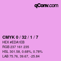カラーコード: CMYK 0 / 32 / 1 / 7 | qconv.com