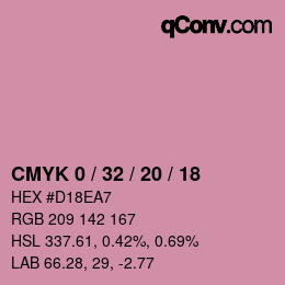 Color code: CMYK 0 / 32 / 20 / 18 | qconv.com