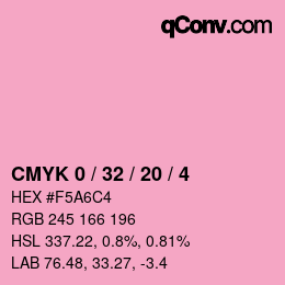 Color code: CMYK 0 / 32 / 20 / 4 | qconv.com