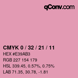 Color code: CMYK 0 / 32 / 21 / 11 | qconv.com