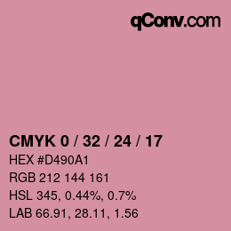 Color code: CMYK 0 / 32 / 24 / 17 | qconv.com