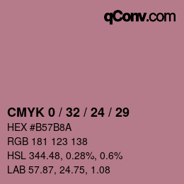 Color code: CMYK 0 / 32 / 24 / 29 | qconv.com