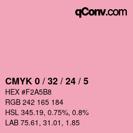 Color code: CMYK 0 / 32 / 24 / 5 | qconv.com