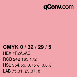 Color code: CMYK 0 / 32 / 29 / 5 | qconv.com