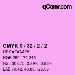 Color code: CMYK 0 / 32 / 2 / 2 | qconv.com