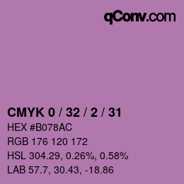 カラーコード: CMYK 0 / 32 / 2 / 31 | qconv.com