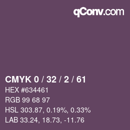 Color code: CMYK 0 / 32 / 2 / 61 | qconv.com