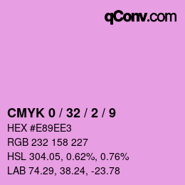 Color code: CMYK 0 / 32 / 2 / 9 | qconv.com