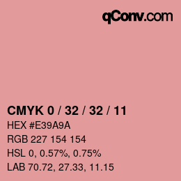Color code: CMYK 0 / 32 / 32 / 11 | qconv.com