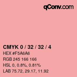 Color code: CMYK 0 / 32 / 32 / 4 | qconv.com