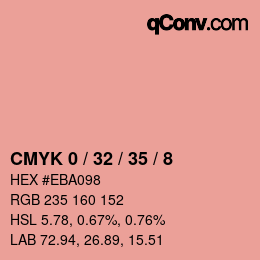 Color code: CMYK 0 / 32 / 35 / 8 | qconv.com