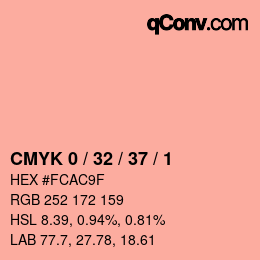 Color code: CMYK 0 / 32 / 37 / 1 | qconv.com