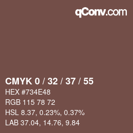 Color code: CMYK 0 / 32 / 37 / 55 | qconv.com