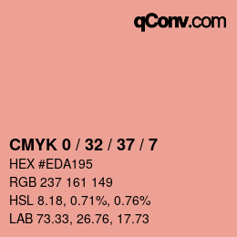 Color code: CMYK 0 / 32 / 37 / 7 | qconv.com