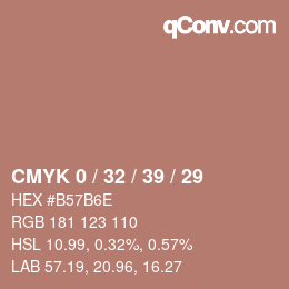 Color code: CMYK 0 / 32 / 39 / 29 | qconv.com