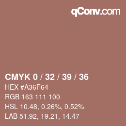 Color code: CMYK 0 / 32 / 39 / 36 | qconv.com