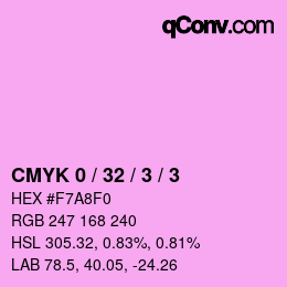 Color code: CMYK 0 / 32 / 3 / 3 | qconv.com