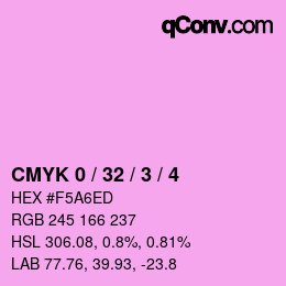Color code: CMYK 0 / 32 / 3 / 4 | qconv.com
