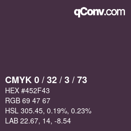 Color code: CMYK 0 / 32 / 3 / 73 | qconv.com