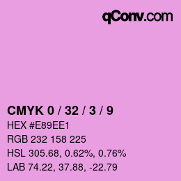 Color code: CMYK 0 / 32 / 3 / 9 | qconv.com