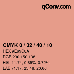 Color code: CMYK 0 / 32 / 40 / 10 | qconv.com