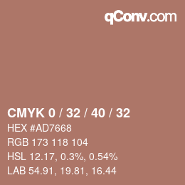 Color code: CMYK 0 / 32 / 40 / 32 | qconv.com