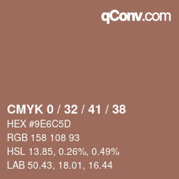 Color code: CMYK 0 / 32 / 41 / 38 | qconv.com