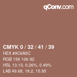 Color code: CMYK 0 / 32 / 41 / 39 | qconv.com