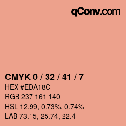 Color code: CMYK 0 / 32 / 41 / 7 | qconv.com