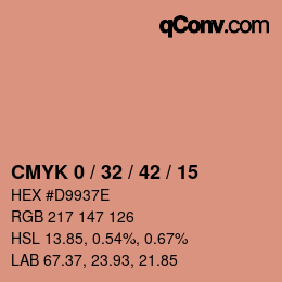 Color code: CMYK 0 / 32 / 42 / 15 | qconv.com