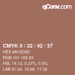 Color code: CMYK 0 / 32 / 42 / 37 | qconv.com