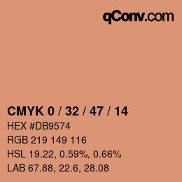 Color code: CMYK 0 / 32 / 47 / 14 | qconv.com