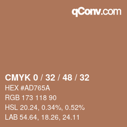 Color code: CMYK 0 / 32 / 48 / 32 | qconv.com