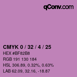 Color code: CMYK 0 / 32 / 4 / 25 | qconv.com