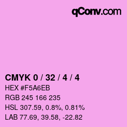 Color code: CMYK 0 / 32 / 4 / 4 | qconv.com