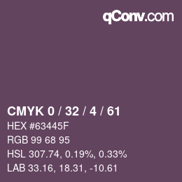 Color code: CMYK 0 / 32 / 4 / 61 | qconv.com