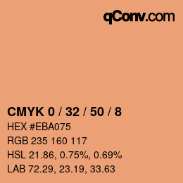 Color code: CMYK 0 / 32 / 50 / 8 | qconv.com