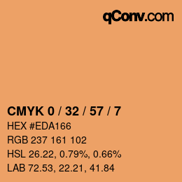 Color code: CMYK 0 / 32 / 57 / 7 | qconv.com