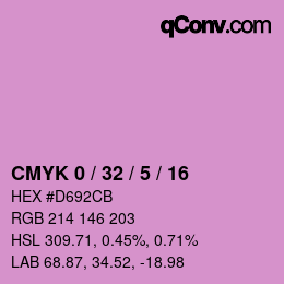Color code: CMYK 0 / 32 / 5 / 16 | qconv.com